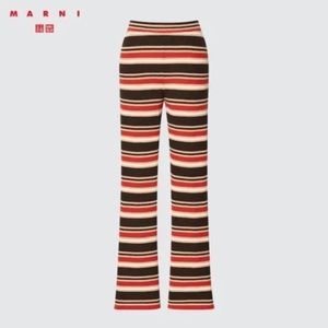 UNIQLO small Merino Blend Semi Flare Knitted Pants (MARNI) new with tags